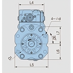 HYDRAULIC PUMP K3V63DT-1R0R-9N01-2A